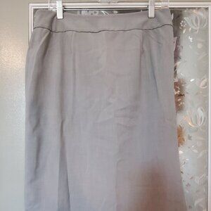 Chadwicks Fully Lined Grey Straight Line Skirt - size 12